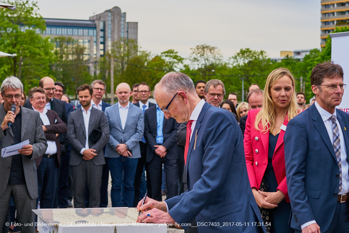 11. Mai 2017 - Grundsteinlegung für die LOGE und dem Kulturquadrat in Neuperlach